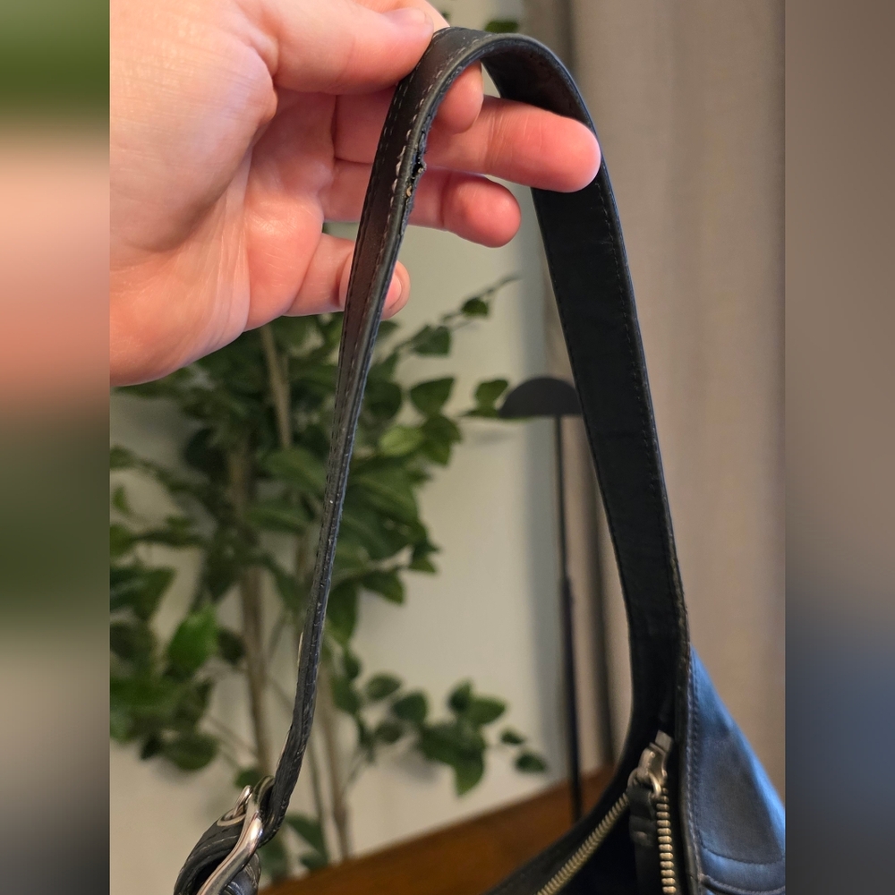 Coach Hamilton Hobo Black Leather Shoulder Bag F10280 - Picture 10 of 10